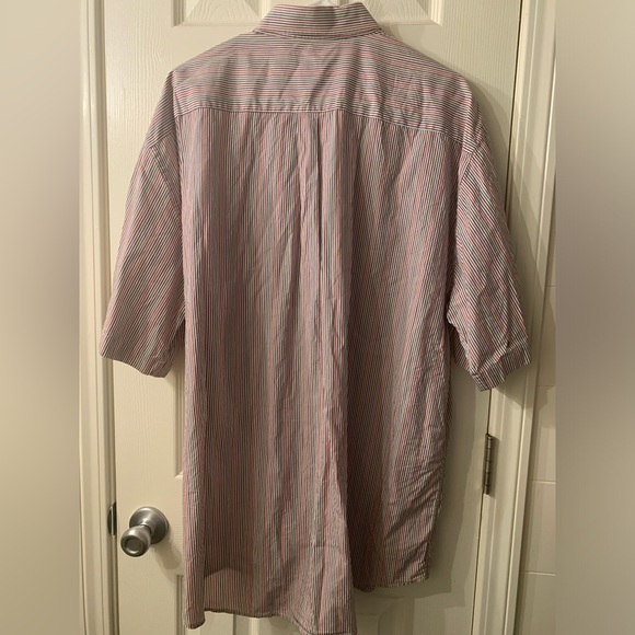 Peter Millar Shirt Mens Large Multicolor Plaid Button Up Short Sleeve Casual - Picture 4 of 7